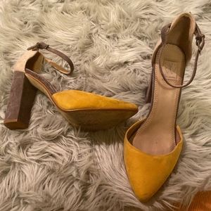Ella Moss/Anthropologie: 4” Block Heel, Suede
